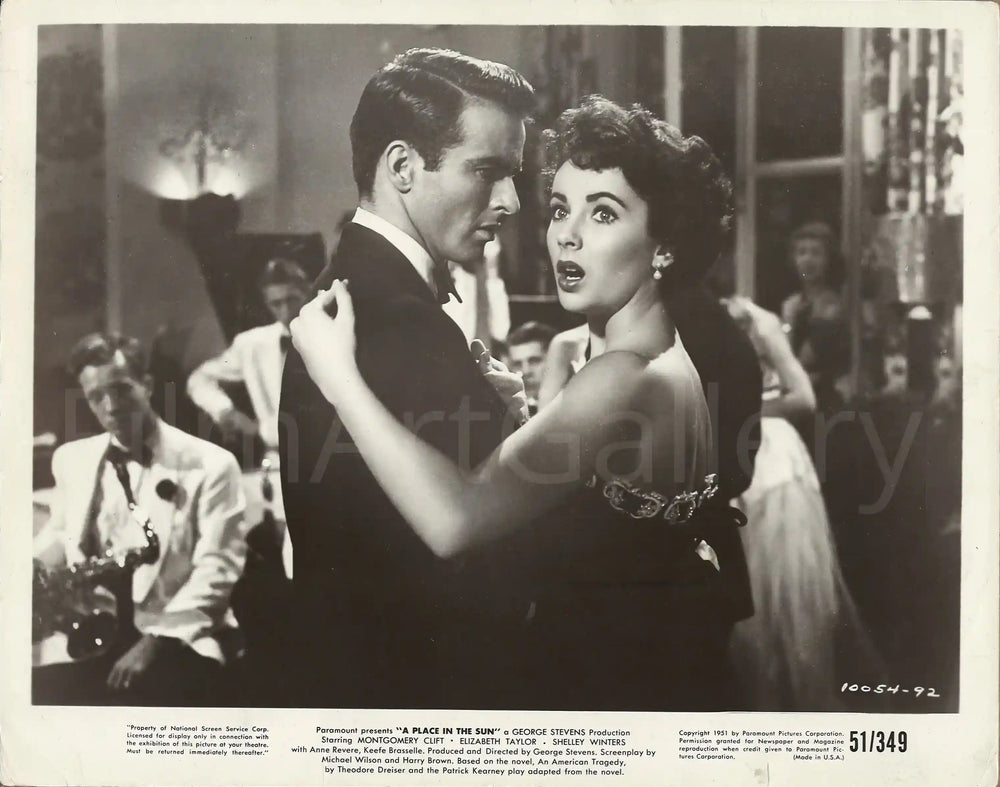 A Place In the Sun Original Vintage Movie Poster