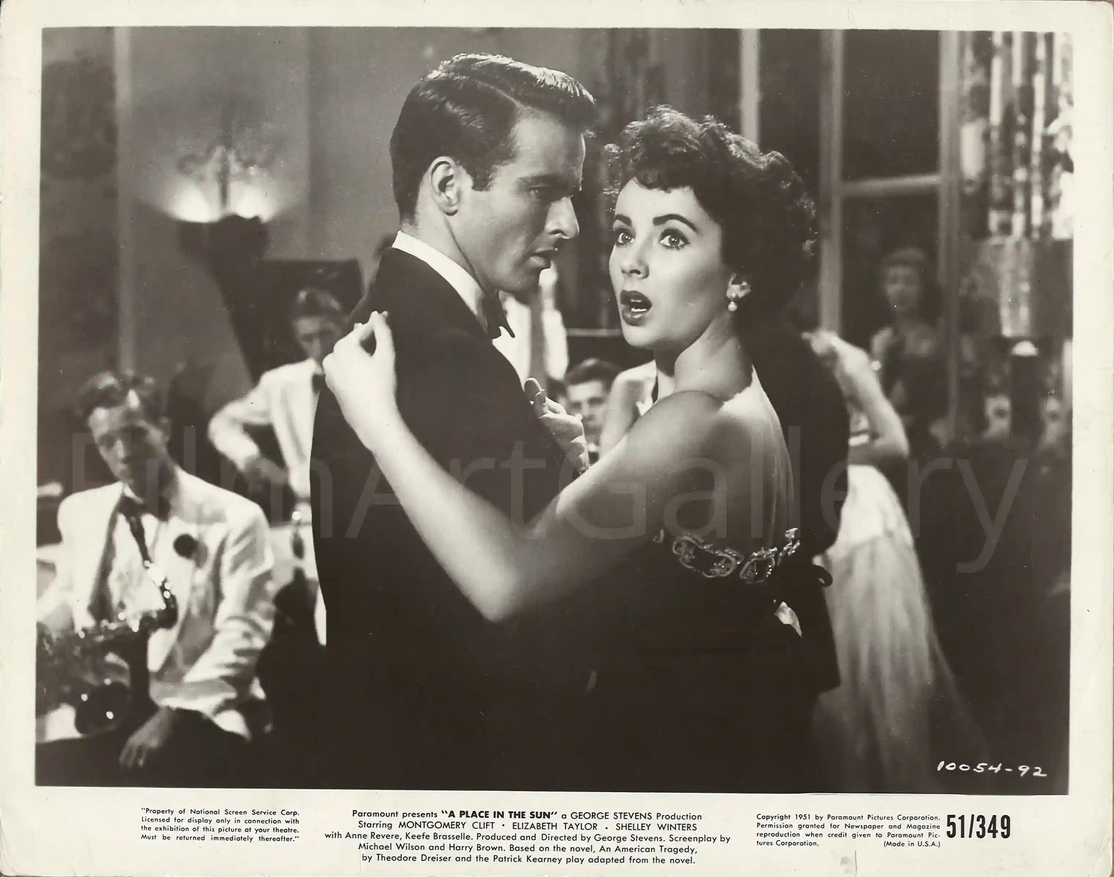A Place In the Sun Original Vintage Movie Poster