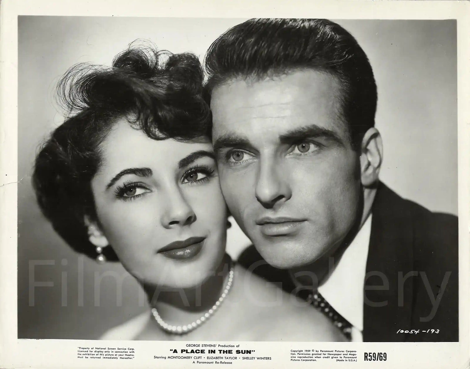 A Place In the Sun Original Vintage Movie Poster