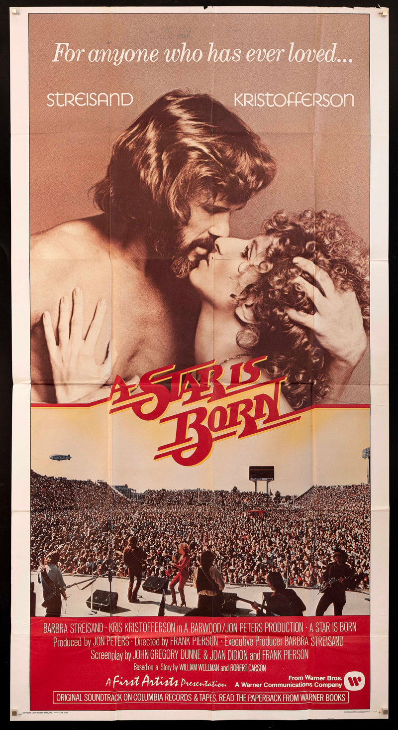 A Star is Born 3 Sheet (41x81) Original Vintage Movie Poster