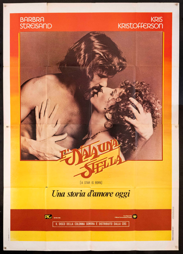 A Star is Born Original Vintage Movie Poster