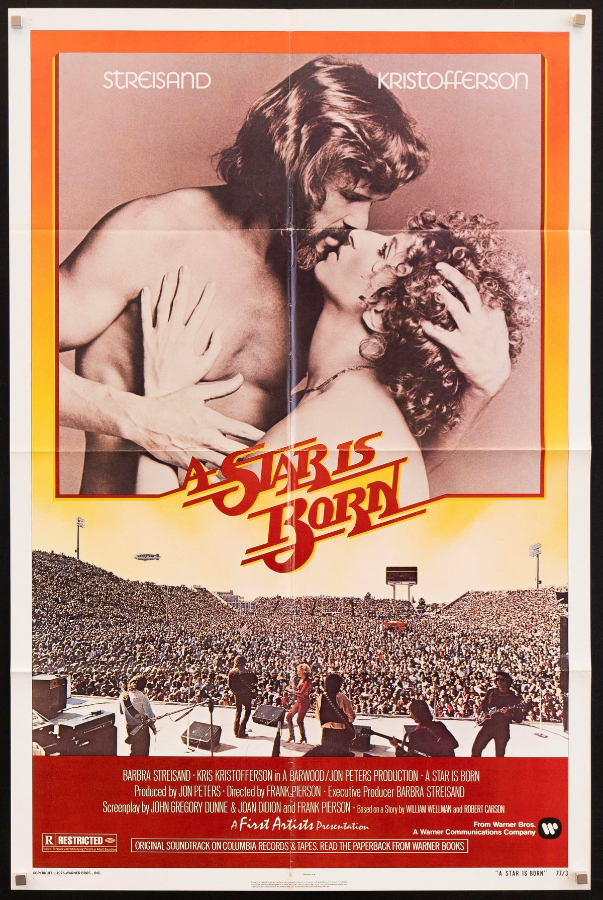 A Star is Born Original Vintage Movie Poster