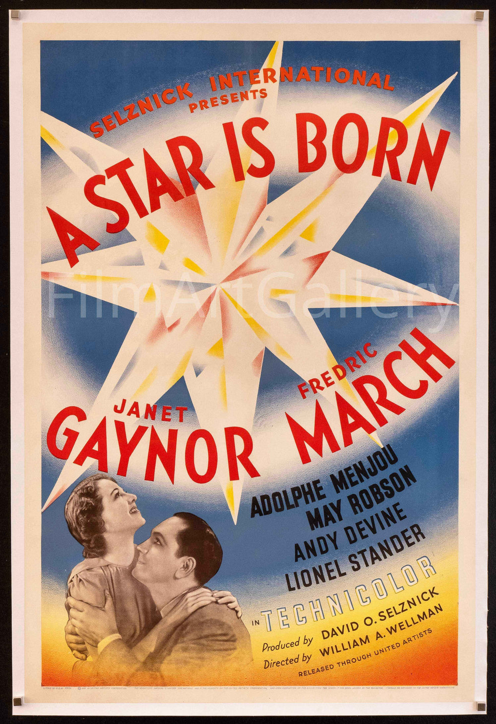 A Star is Born Original Vintage Movie Poster