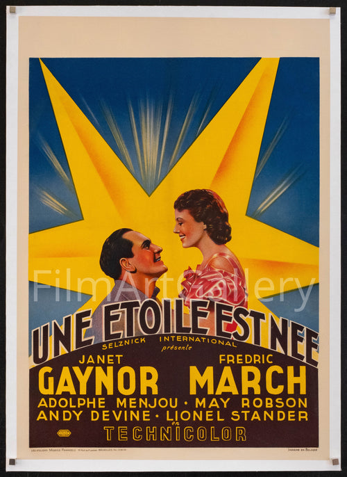 A Star is Born Original Vintage Movie Poster