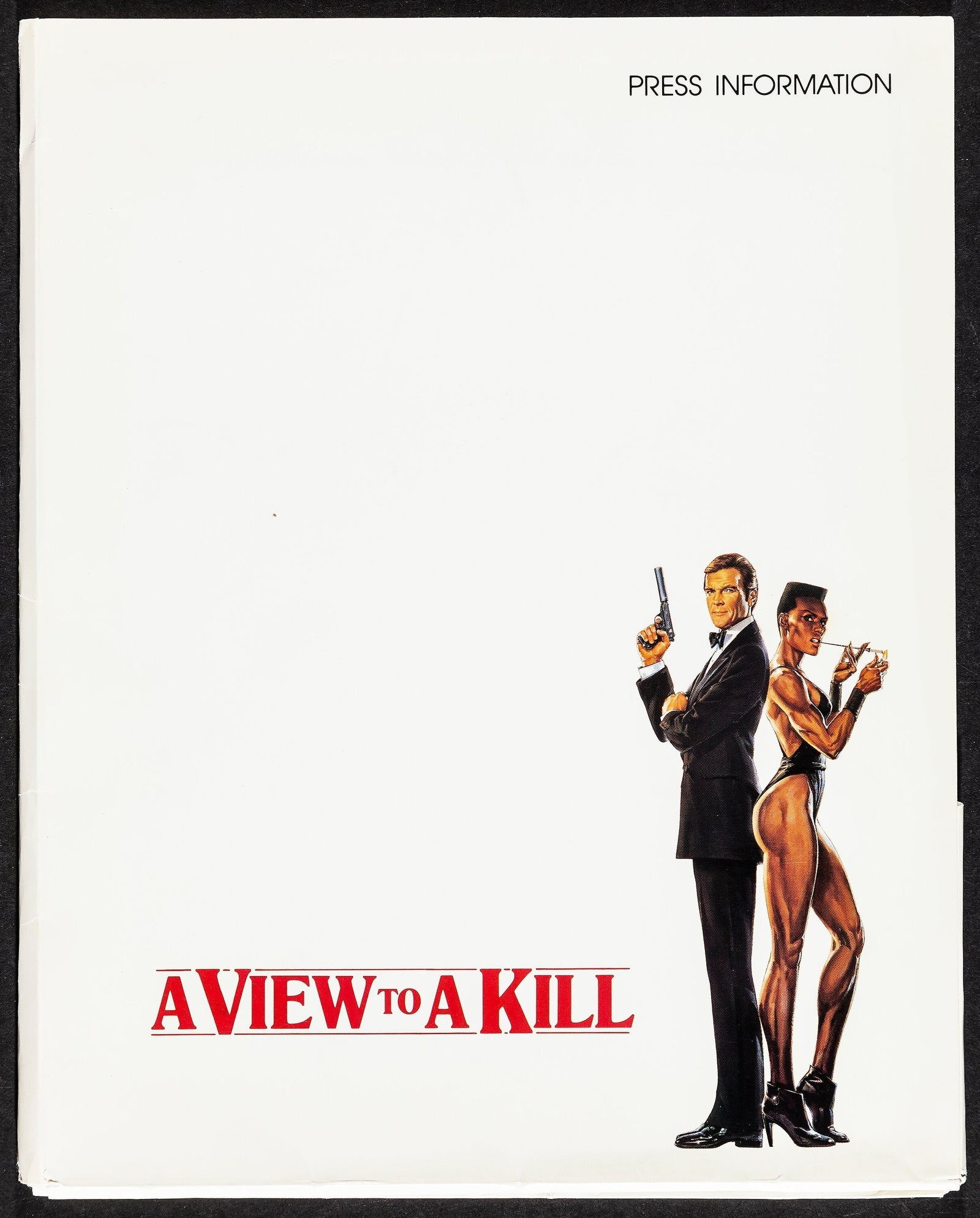 A View to a Kill Original Vintage Movie Poster