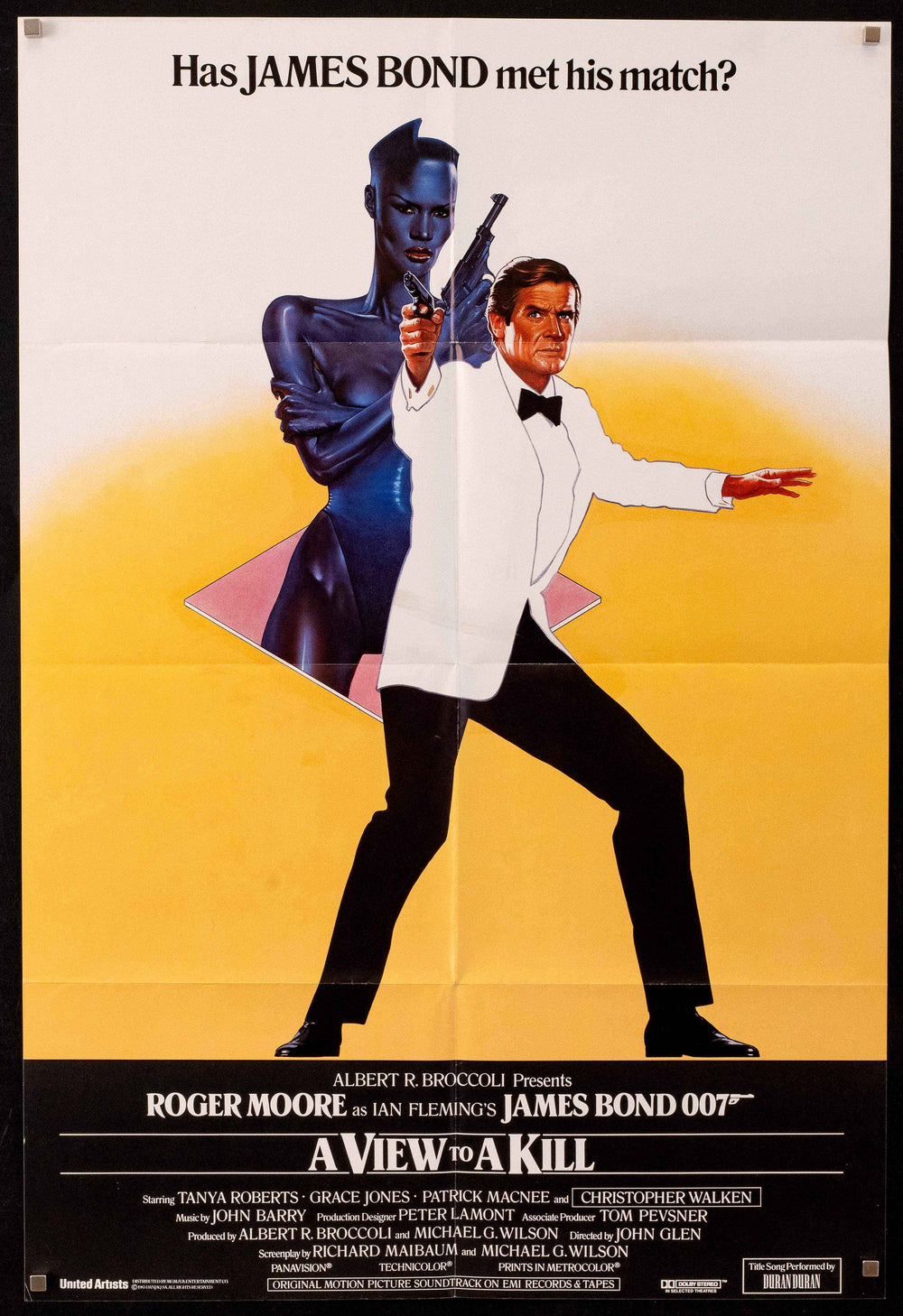 A View to a Kill Original Vintage Movie Poster