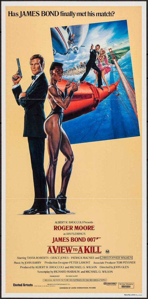A View to a Kill Original Vintage Movie Poster