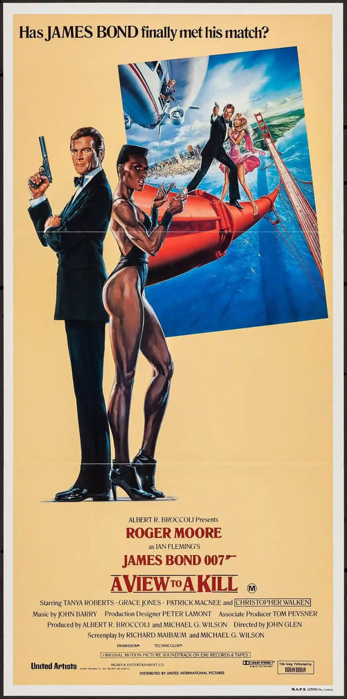 A View to a Kill Original Vintage Movie Poster