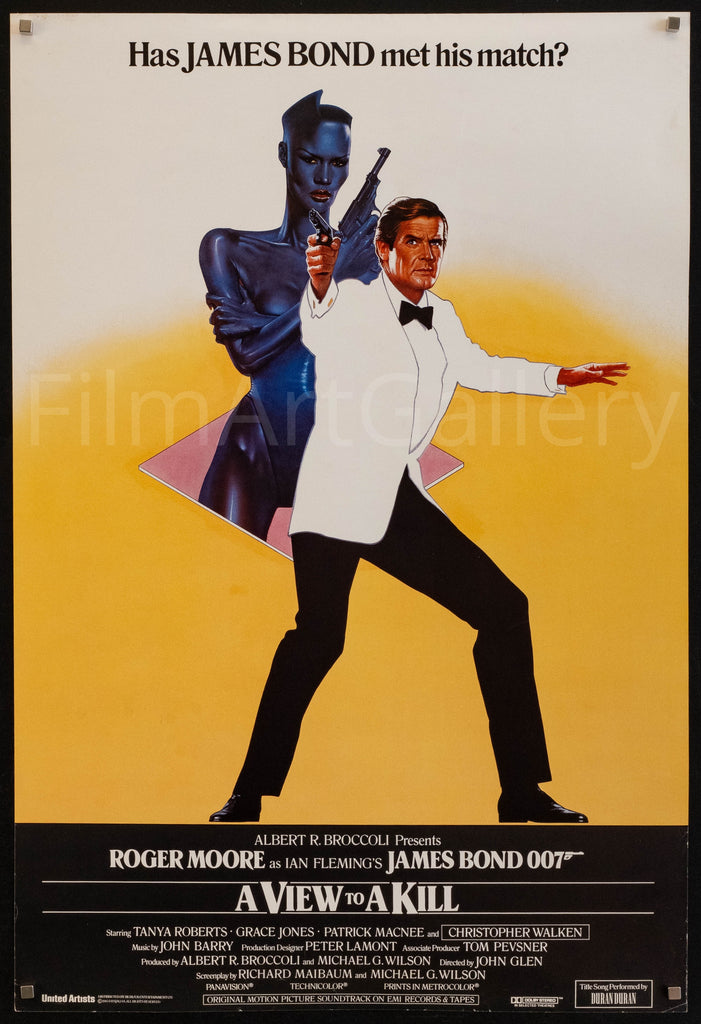 A View to a Kill Original Vintage Movie Poster