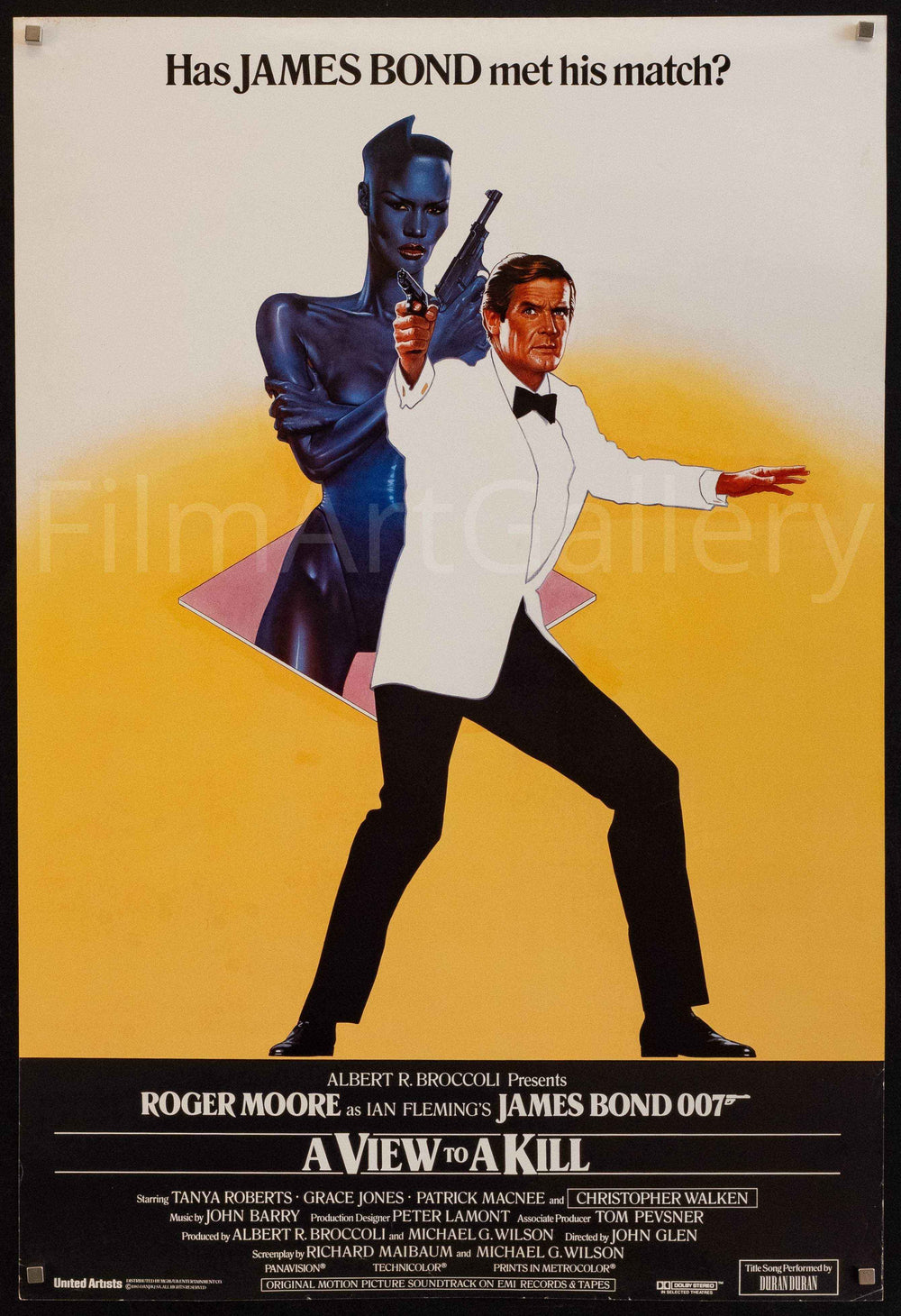 A View to a Kill Original Vintage Movie Poster