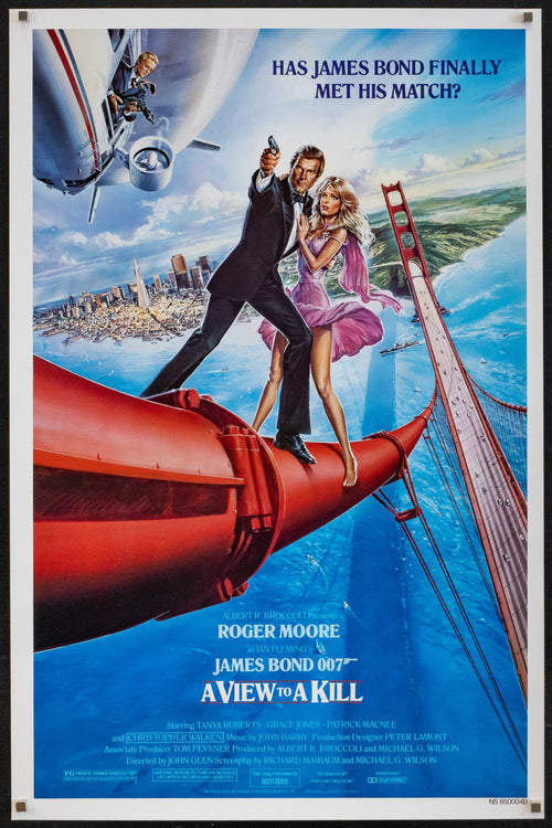 A View to a Kill Original Vintage Movie Poster