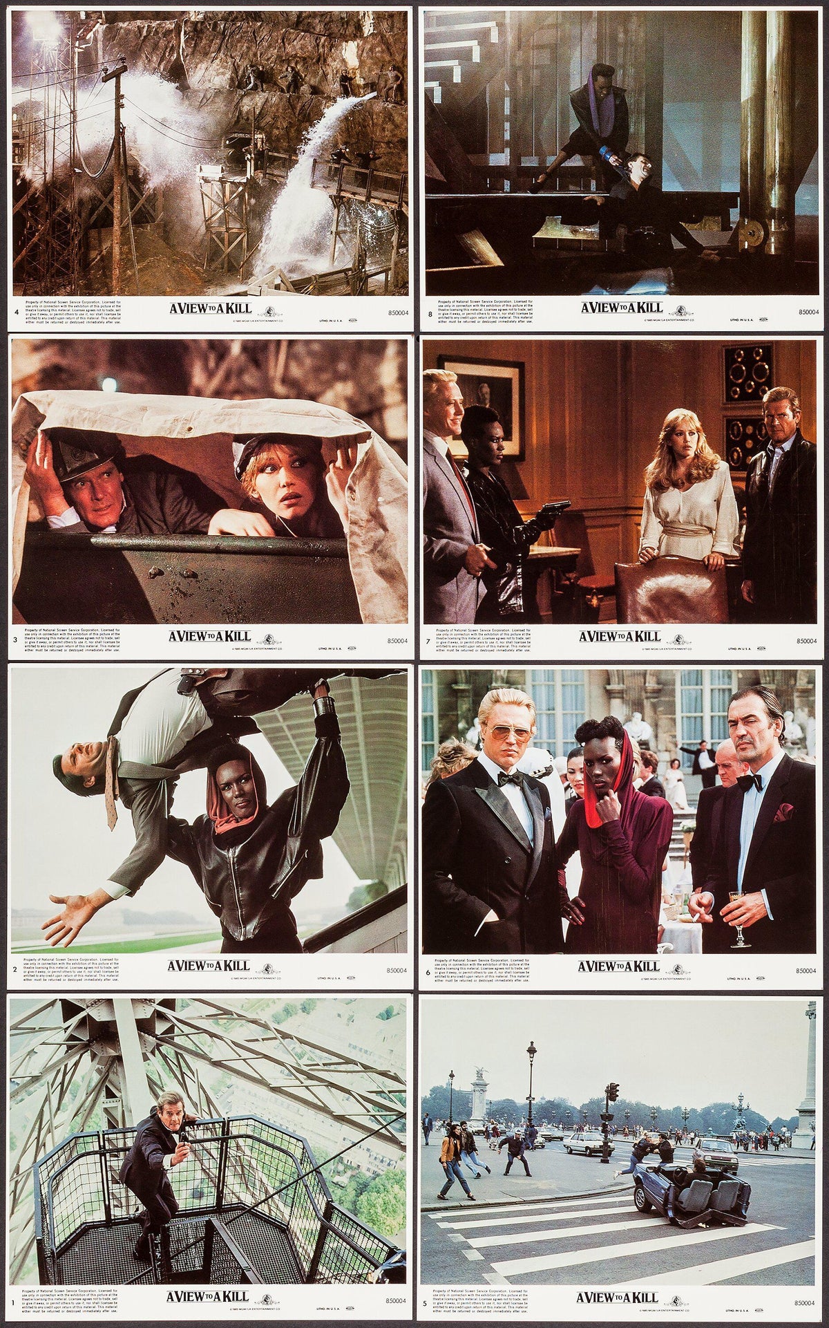 A View to a Kill Original Vintage Movie Poster