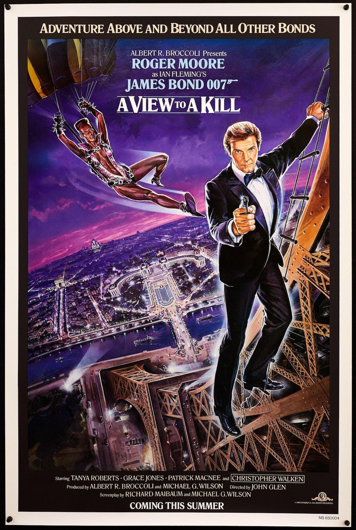 A View to a Kill Original Vintage Movie Poster