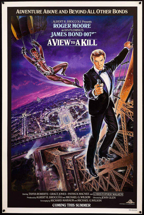 A View to a Kill Original Vintage Movie Poster