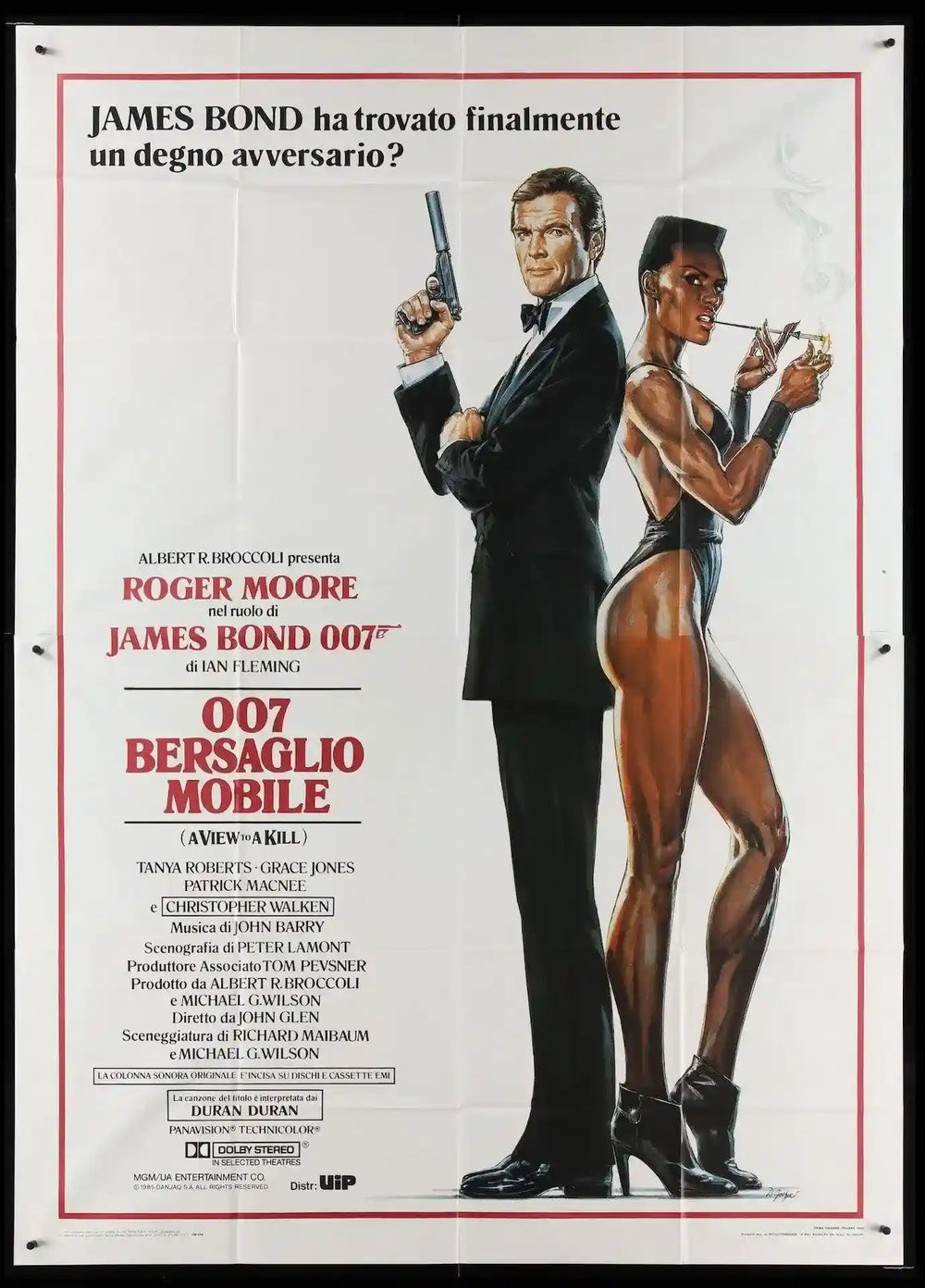 A View to a Kill Original Vintage Movie Poster