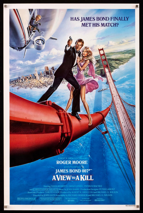 A View to a Kill Original Vintage Movie Poster