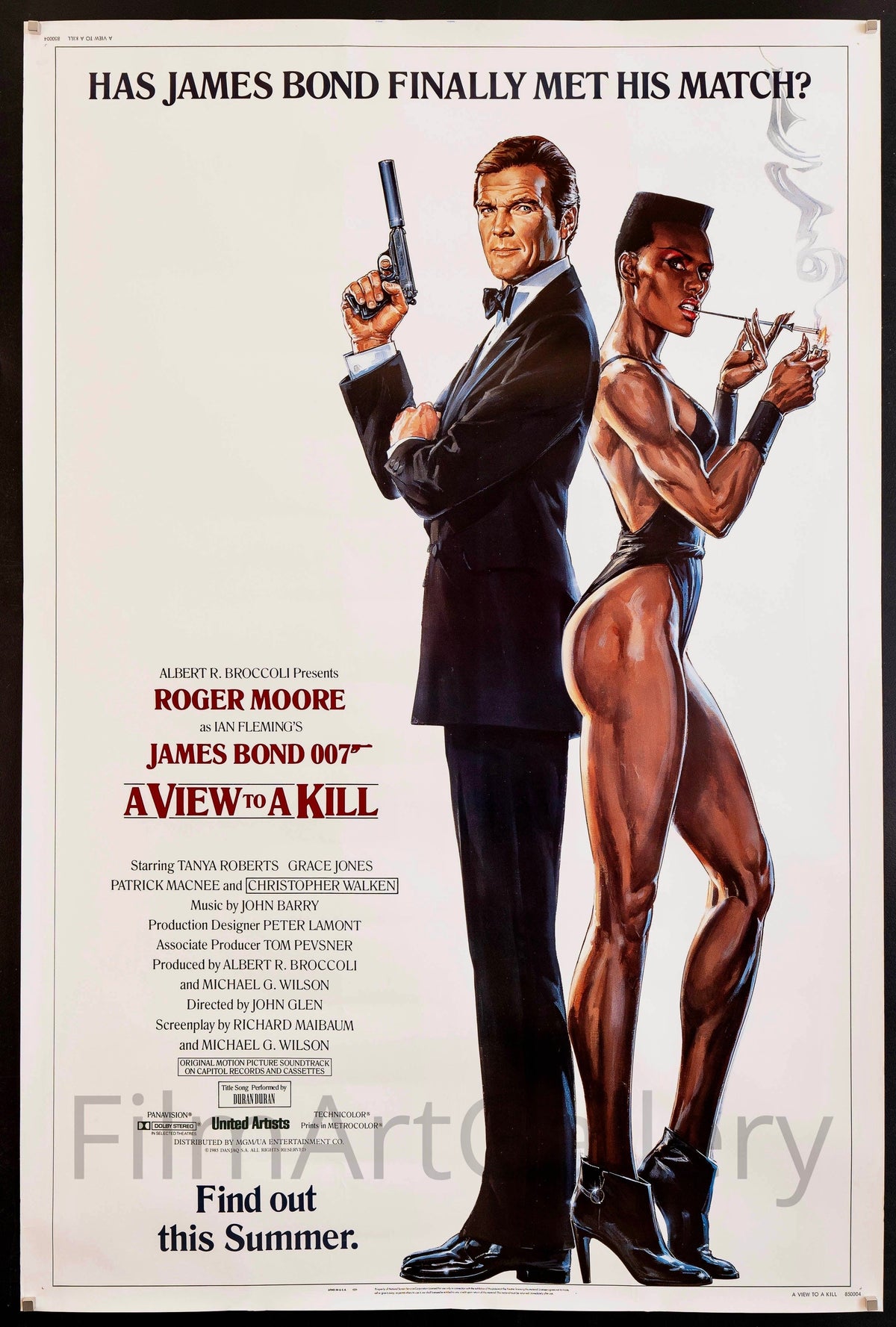 A View to a Kill Original Vintage Movie Poster