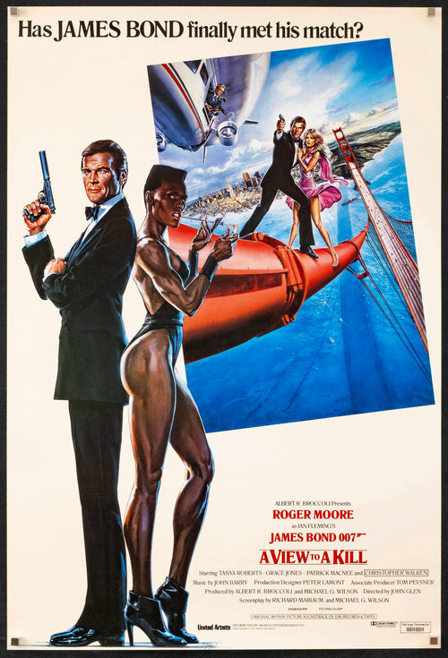 A View to a Kill Original Vintage Movie Poster