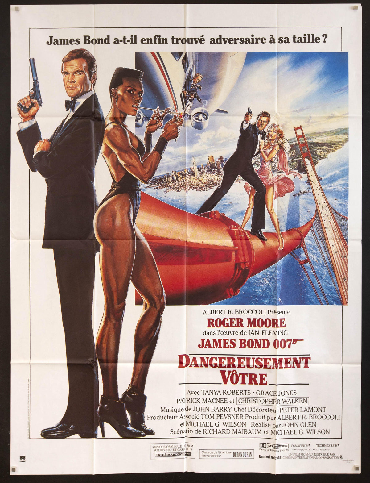 A View to a Kill Original Vintage Movie Poster