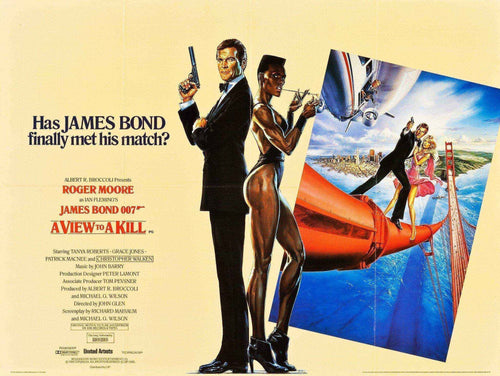 A View to a Kill Original Vintage Movie Poster