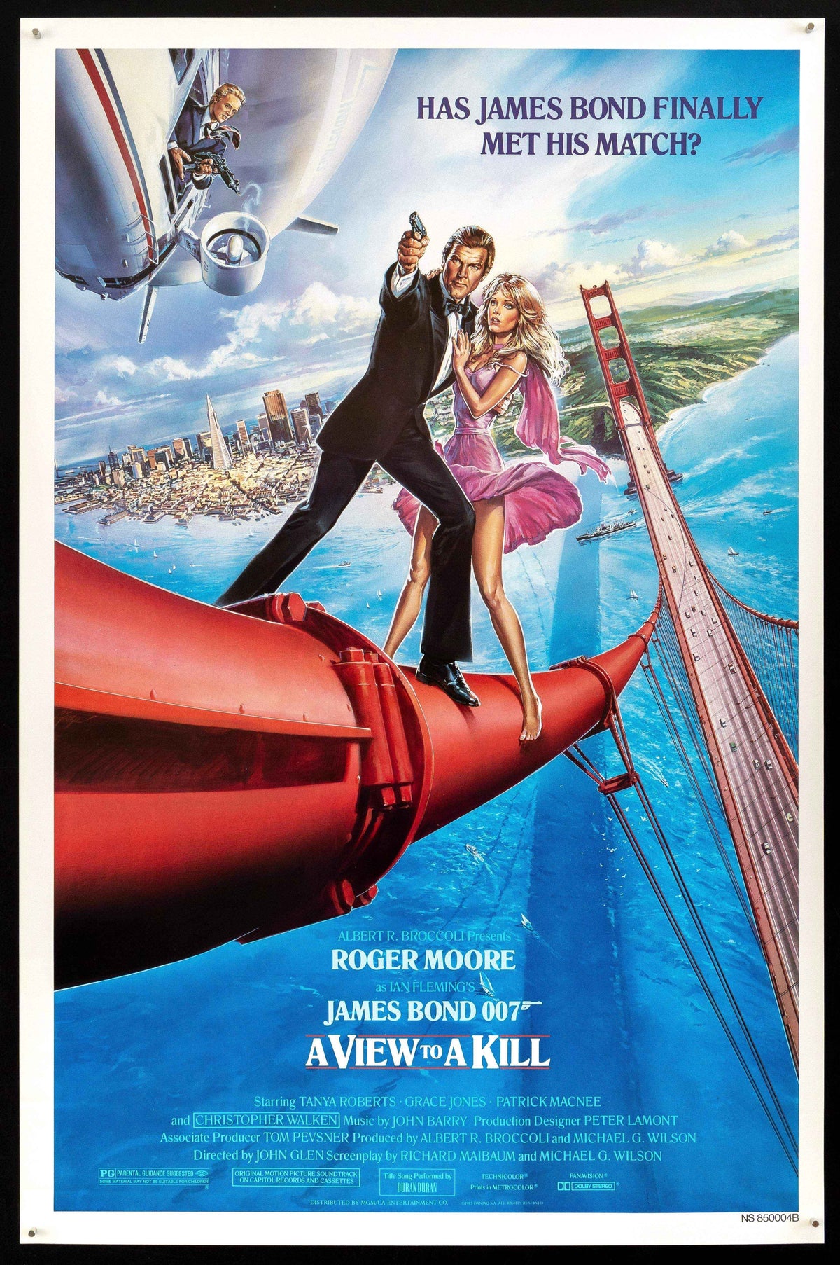 A View to a Kill Original Vintage Movie Poster