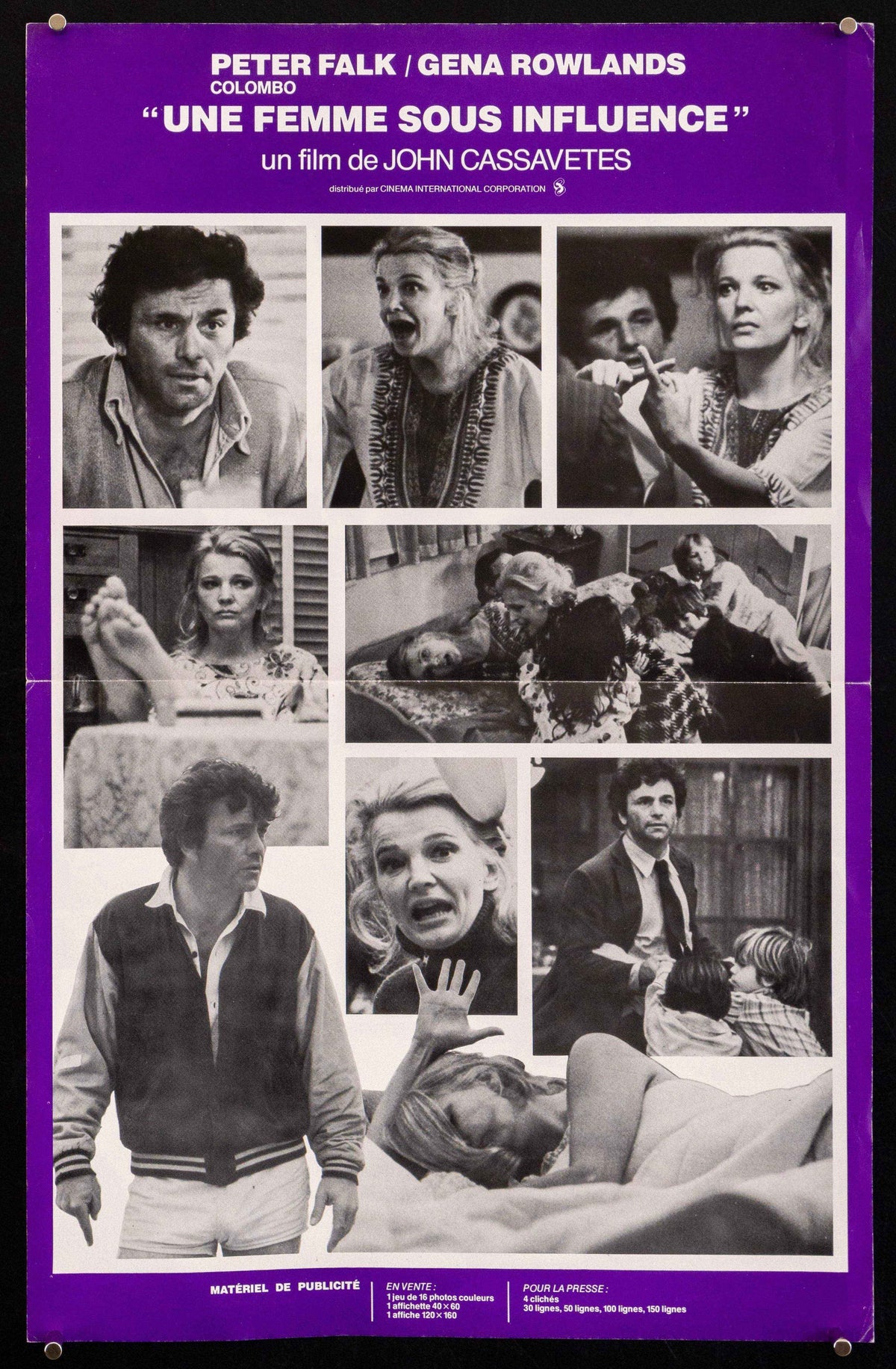 A Woman Under the Influence Original Vintage Movie Poster