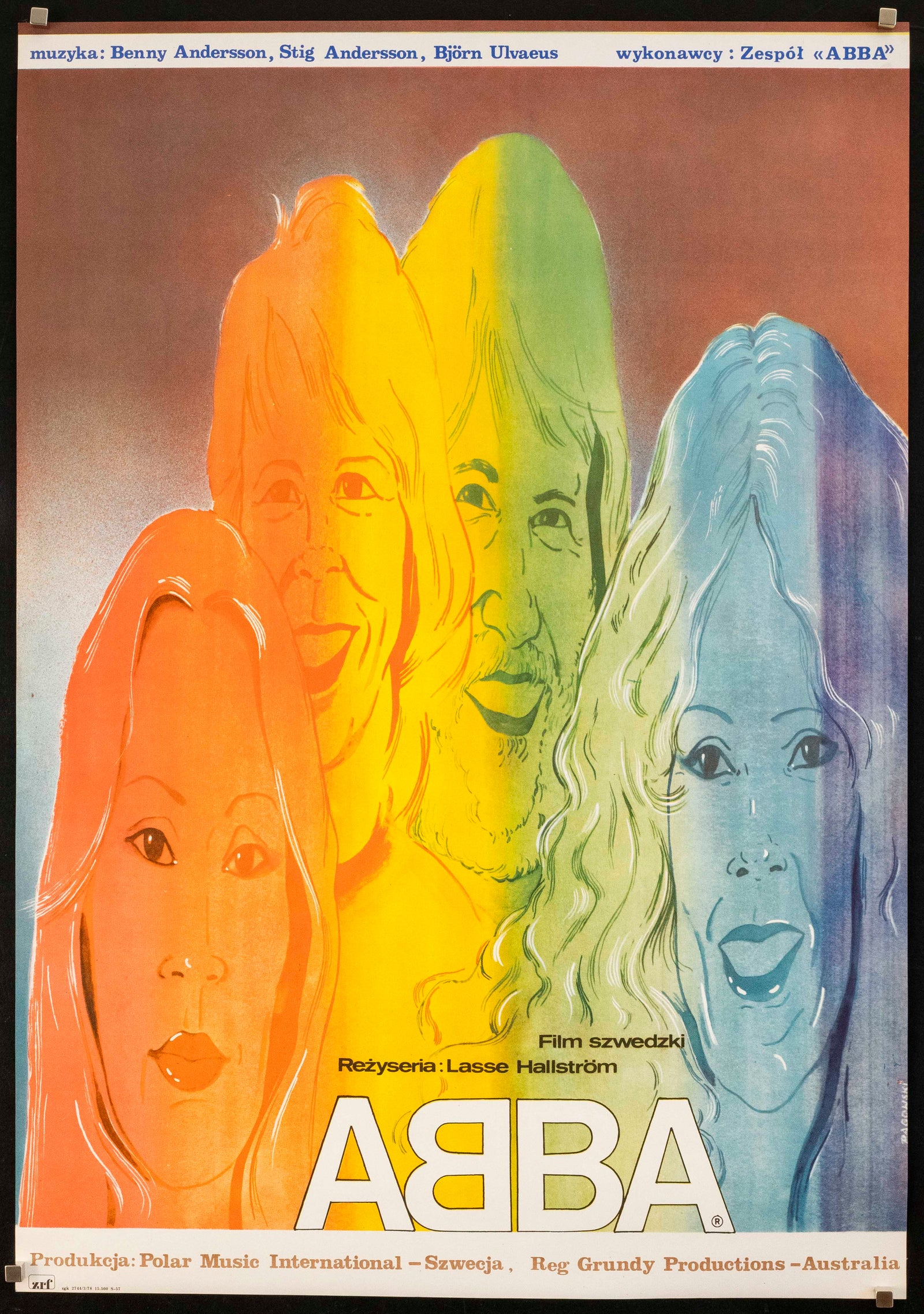 Abba The Movie Original Vintage Movie Poster