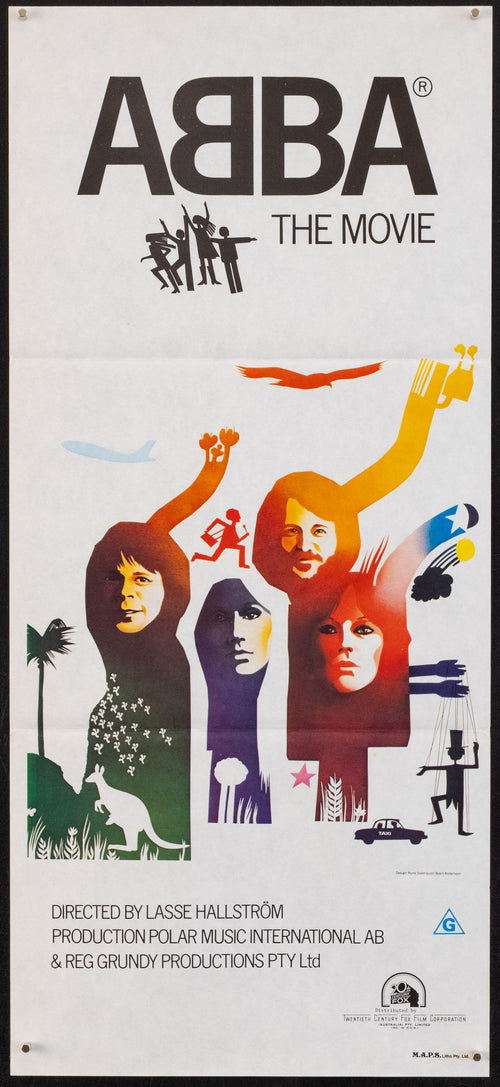 Abba The Movie Original Vintage Movie Poster