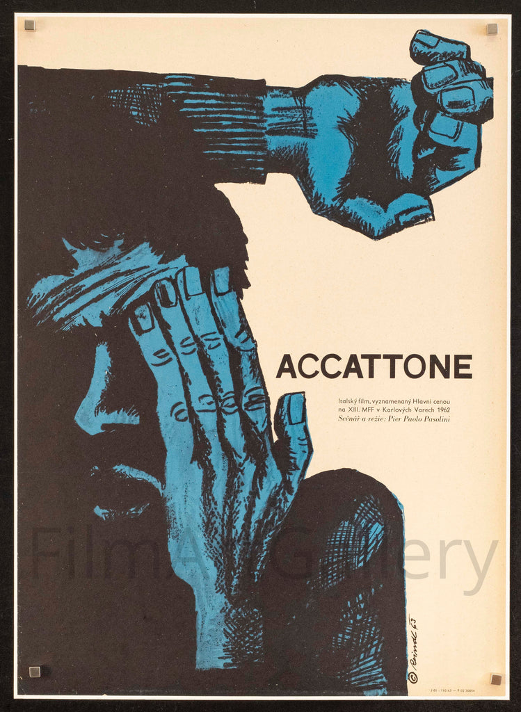 Accattone Original Vintage Movie Poster