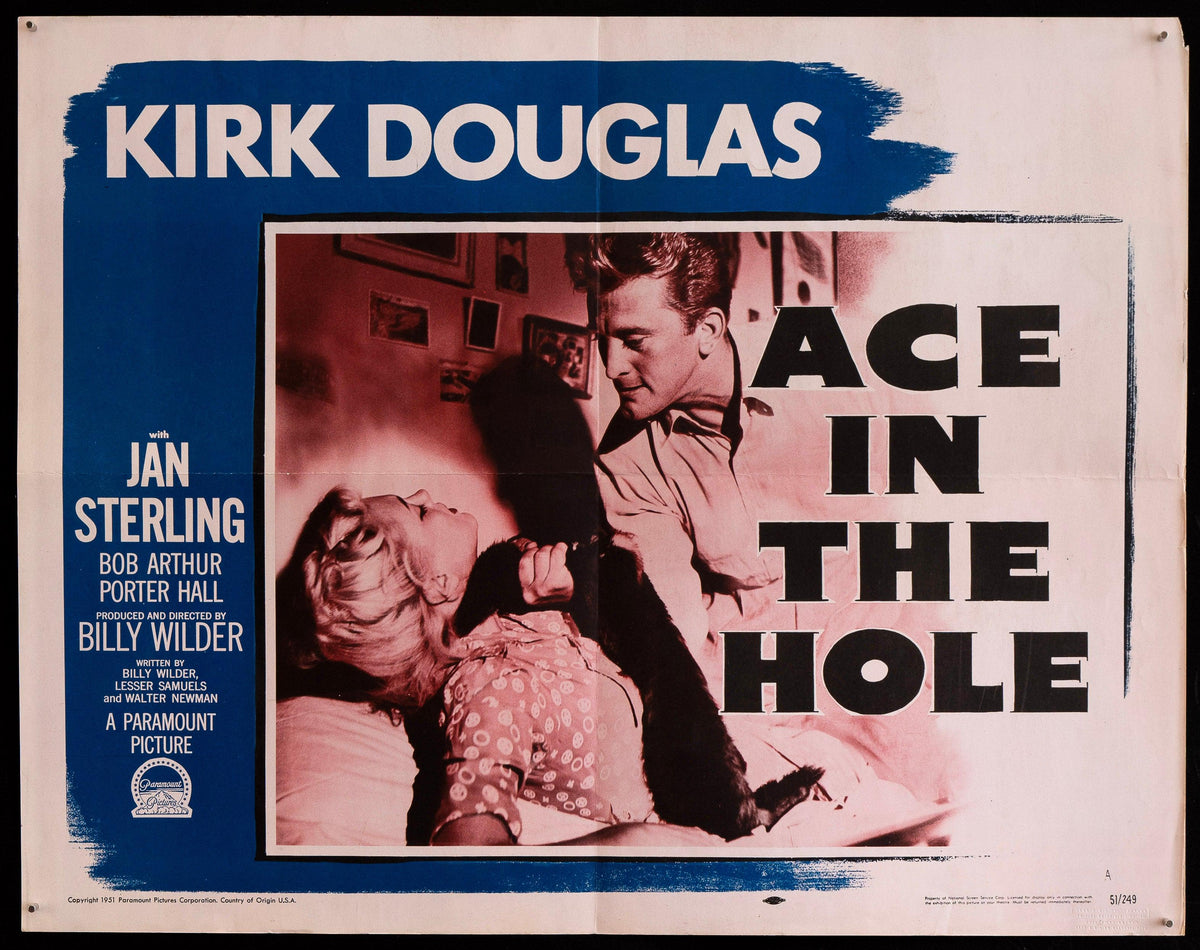 Ace in the Hole Half Sheet (22x28) Original Vintage Movie Poster