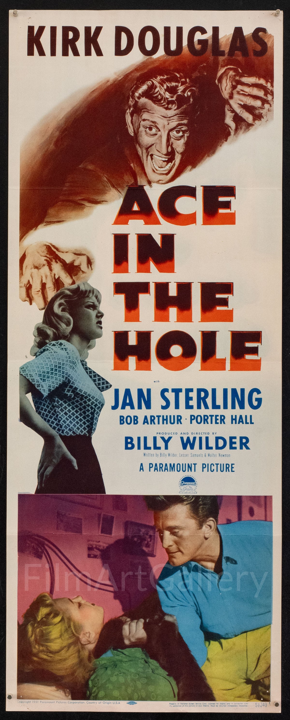 Ace in the Hole Original Vintage Movie Poster
