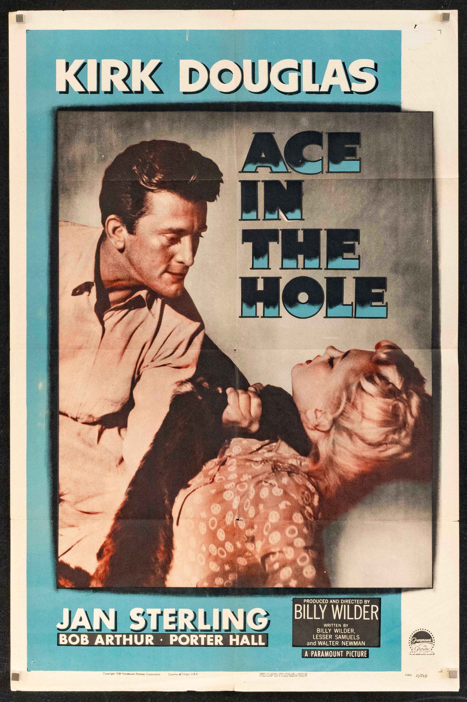 Ace in the Hole Original Vintage Movie Poster