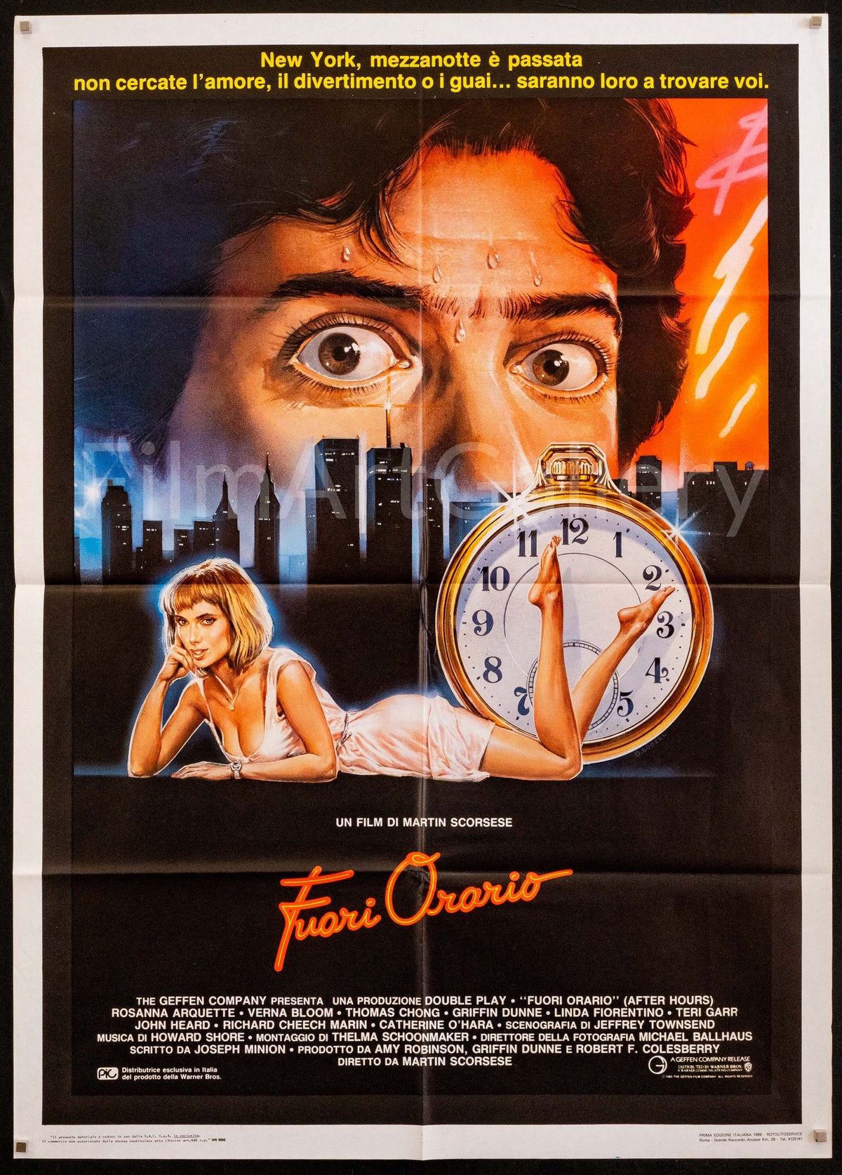 After Hours Original Vintage Movie Poster