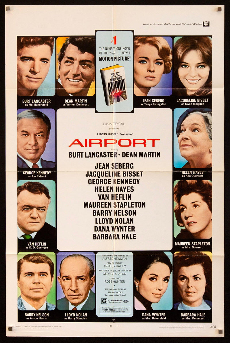Airport 1 Sheet (27x41) Original Vintage Movie Poster