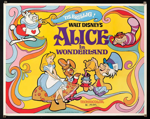Alice in Wonderland Original Vintage Movie Poster