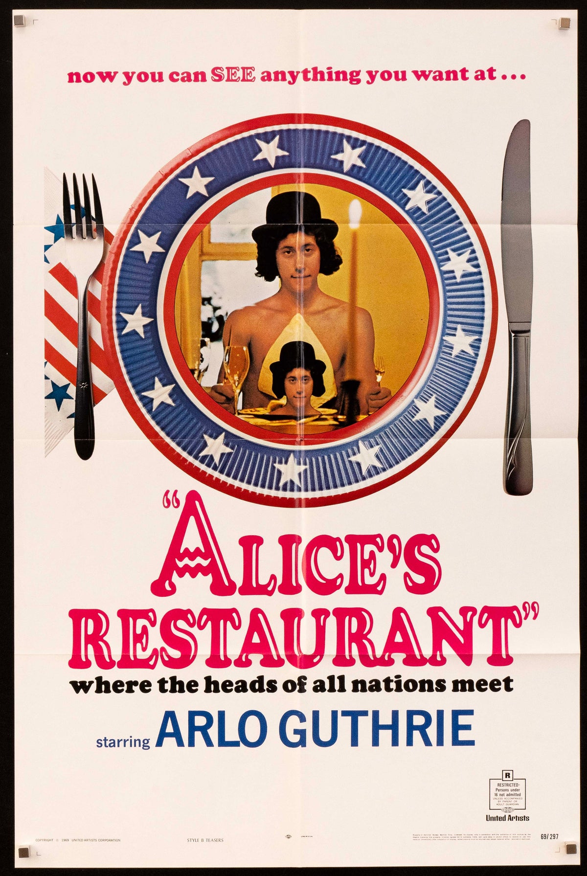 Alice&#39;s Restaurant Original Vintage Movie Poster