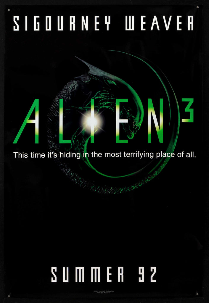Alien 3 Original Vintage Movie Poster