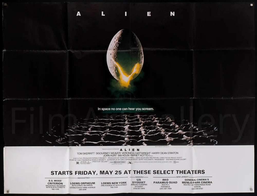 Alien Original Vintage Movie Poster