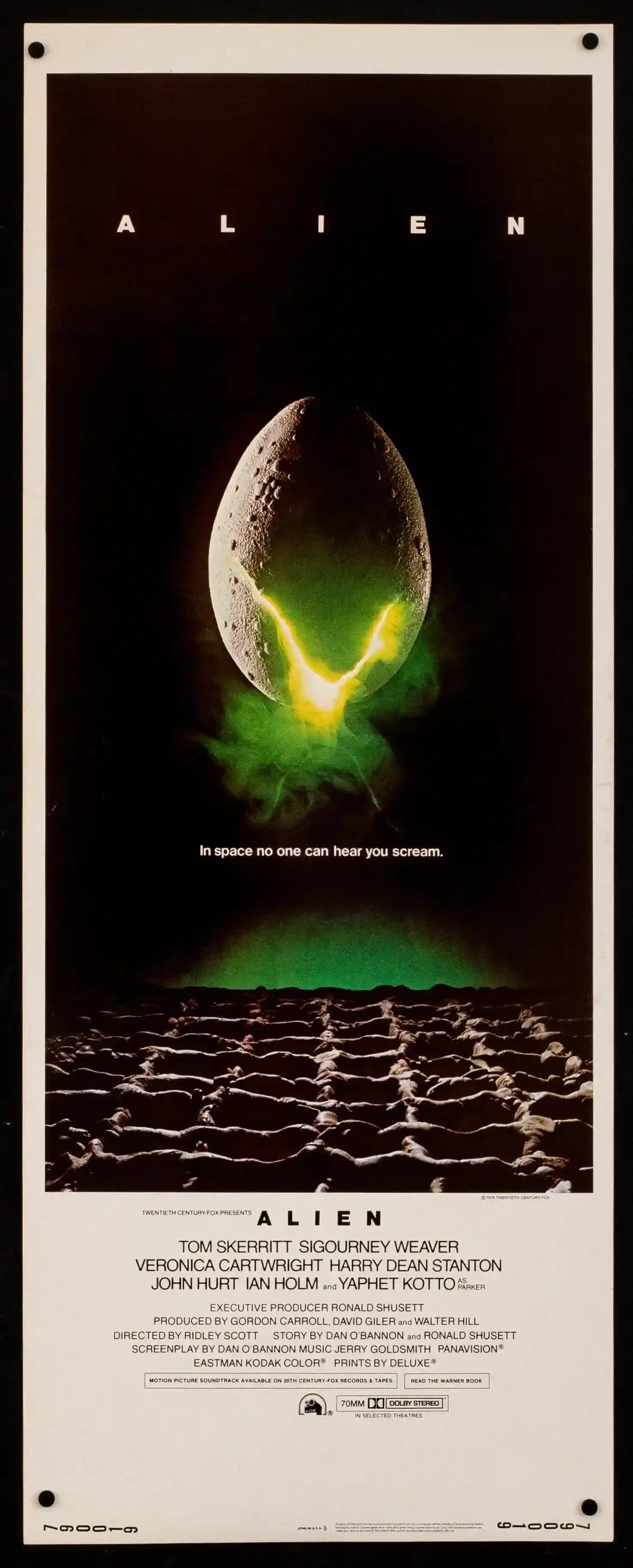 Alien 1979 Poster Alien | Cast Signed 2003 Director's Cut Film Poster