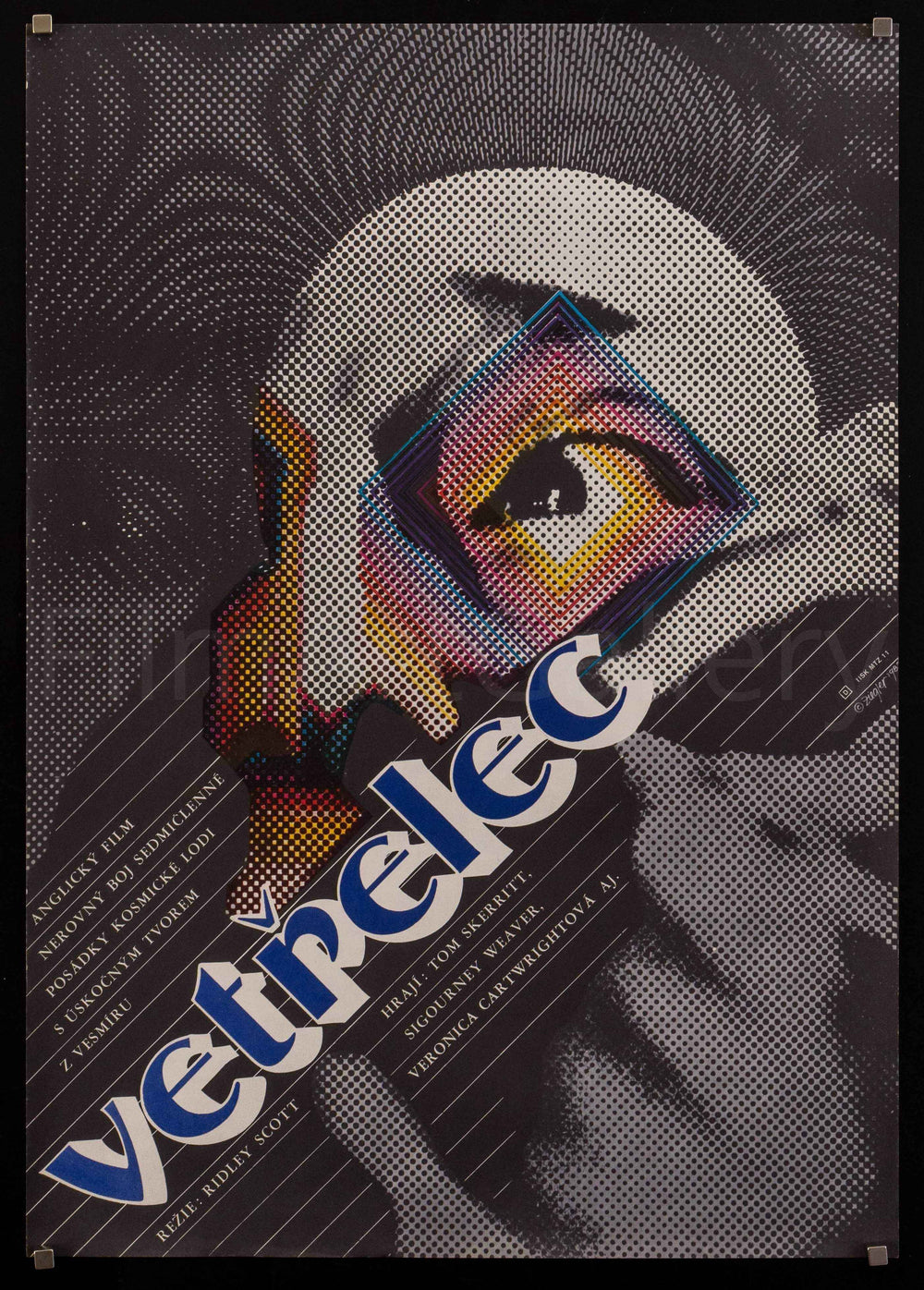 Alien Original Vintage Movie Poster