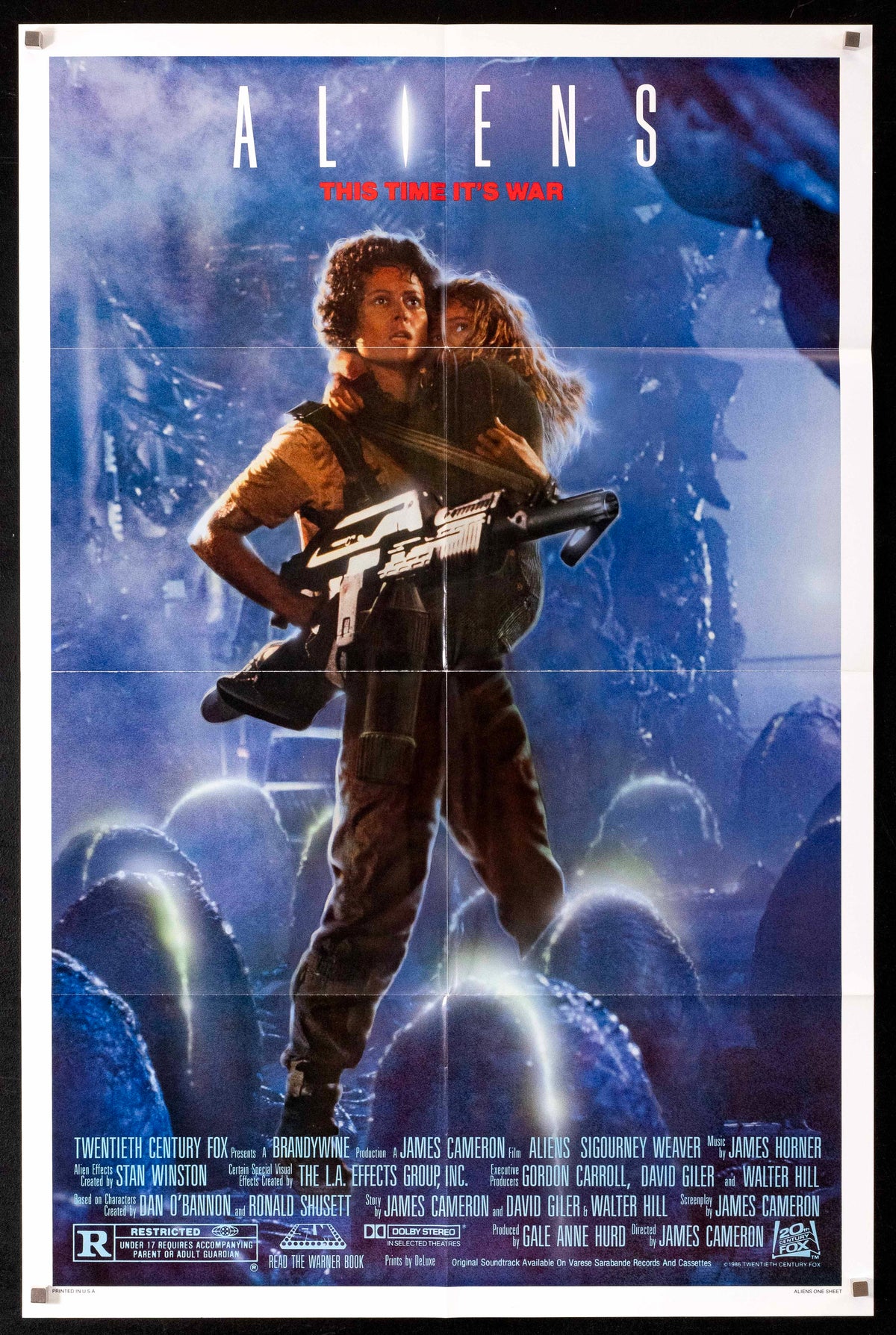 Aliens Original Vintage Movie Poster