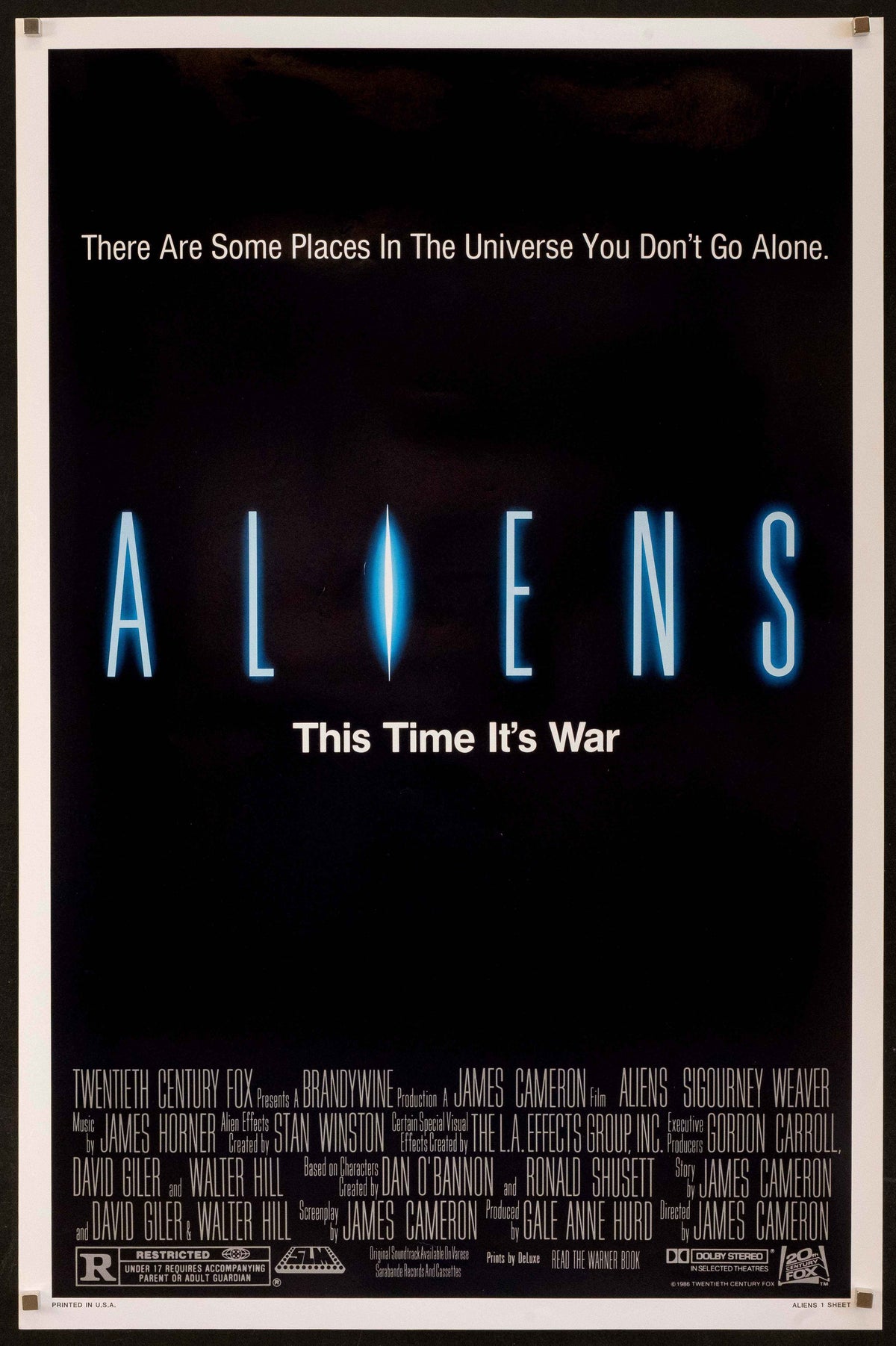 Aliens Original Vintage Movie Poster