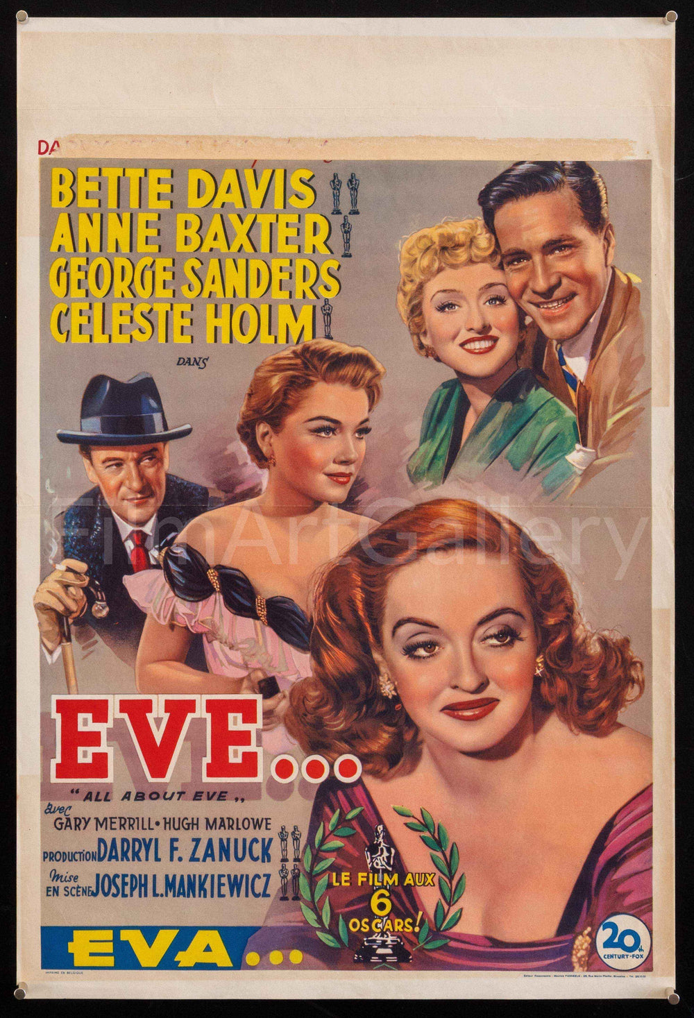 All About Eve Original Vintage Movie Poster