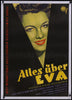 All About Eve Original Vintage Movie Poster