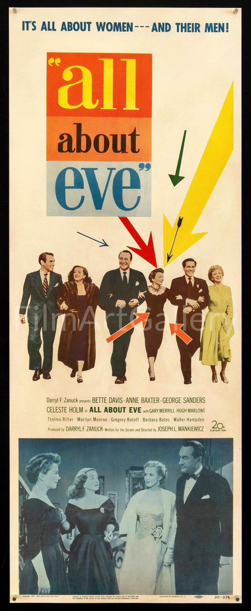 All About Eve Original Vintage Movie Poster