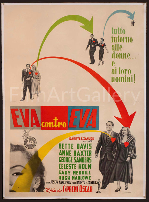 All About Eve Original Vintage Movie Poster