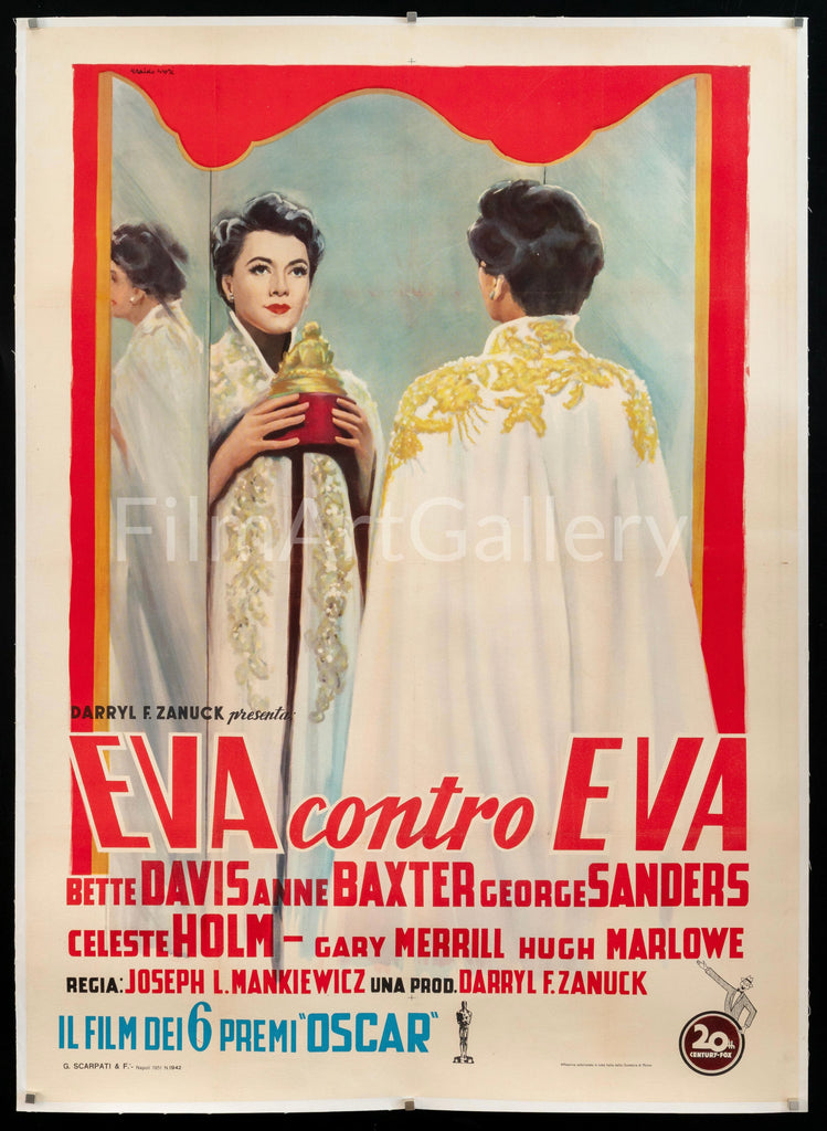 All About Eve Original Vintage Movie Poster