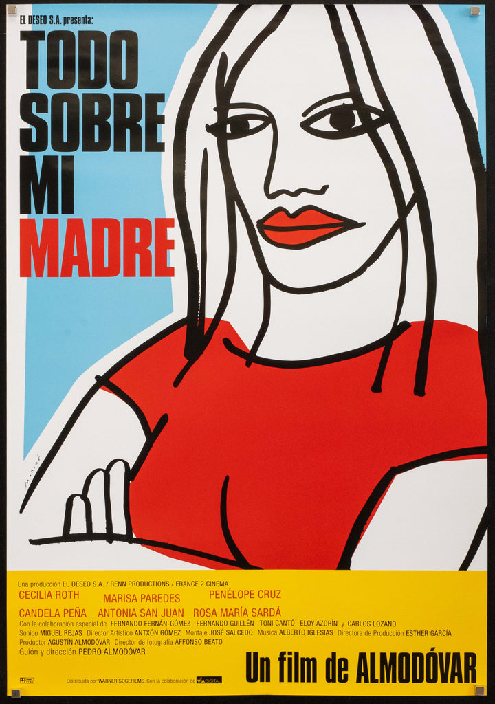 All About My Mother Original Vintage Movie Poster