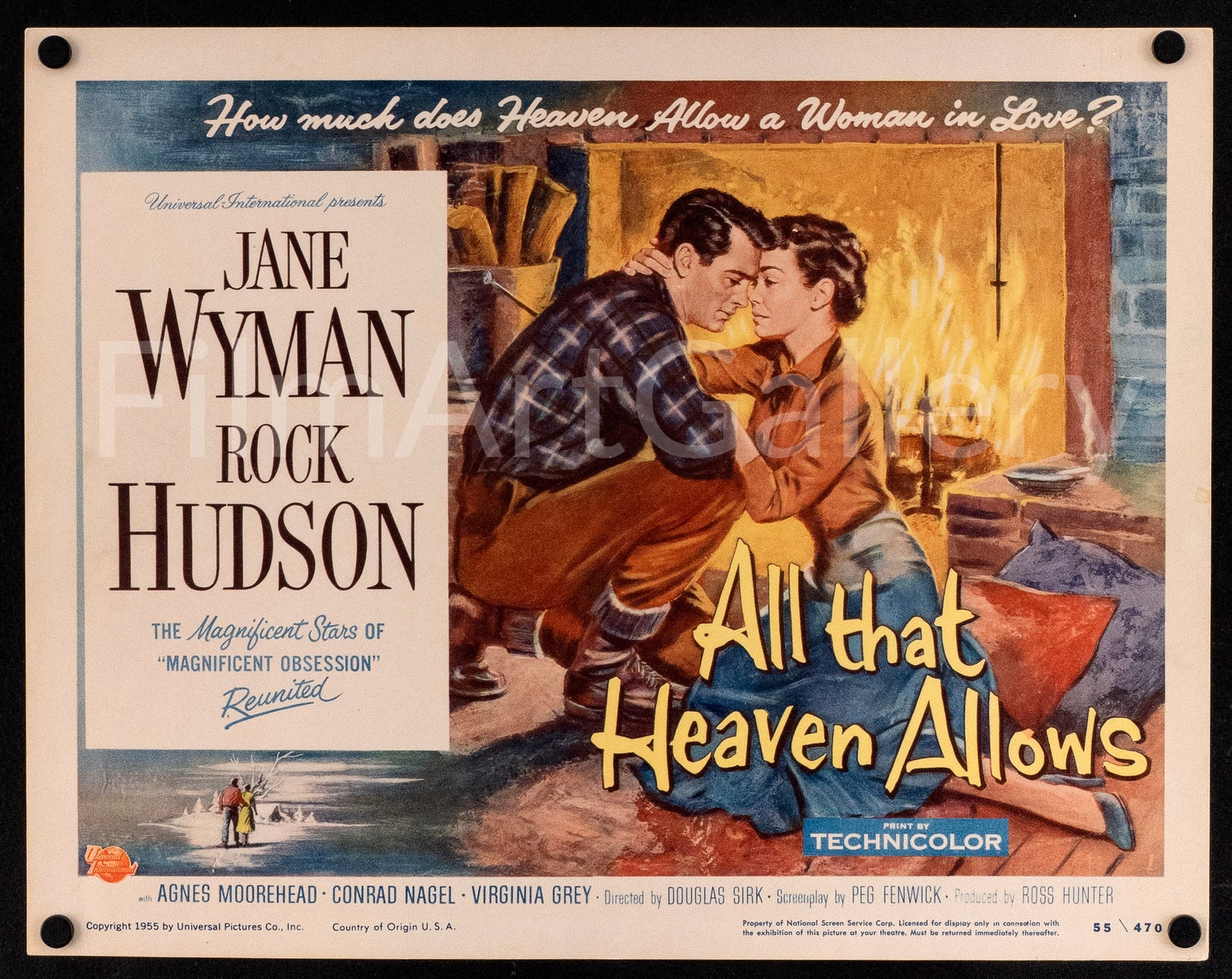 All That Heaven Allows Original Vintage Movie Poster