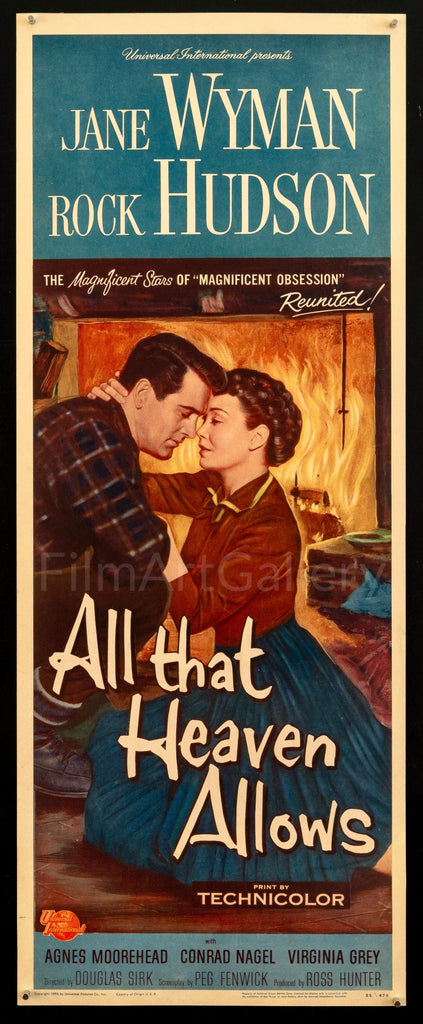 All That Heaven Allows Original Vintage Movie Poster